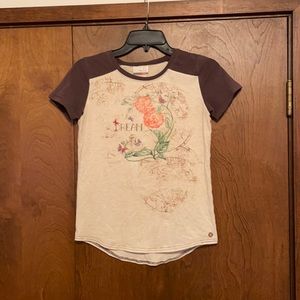 Matilda Jane Friends Forever Kendall Raglan Tee Size 12 EUC